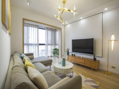 110㎡温馨北欧风，用清新色彩描绘浪漫小家！