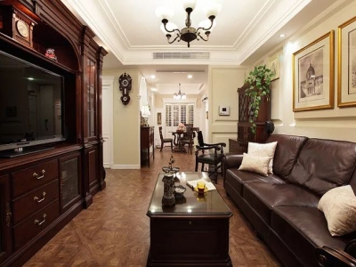 150㎡古典美式风，浓浓的异国风情。