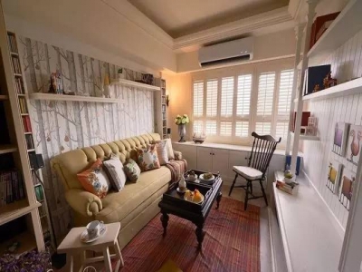 68㎡温馨田园二居，满满的爱！