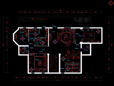 核对软装细节的硬装图纸