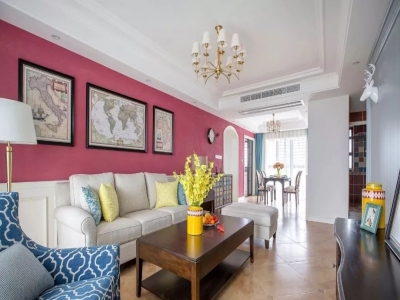 多亏我坚持刷红漆，光是背景墙就秒杀全小区了