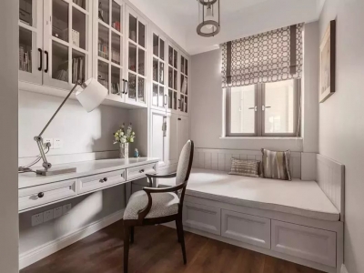 榻榻米房里的书桌，如何做好看有实用？